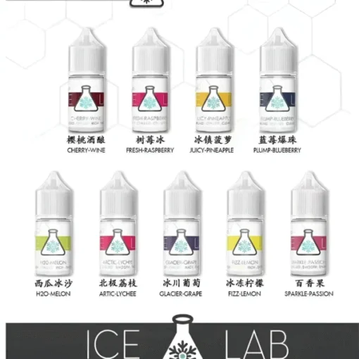【ICE LAB 冰凍實驗室電子煙油】30ml/36mg濃度｜高涼煙油推薦