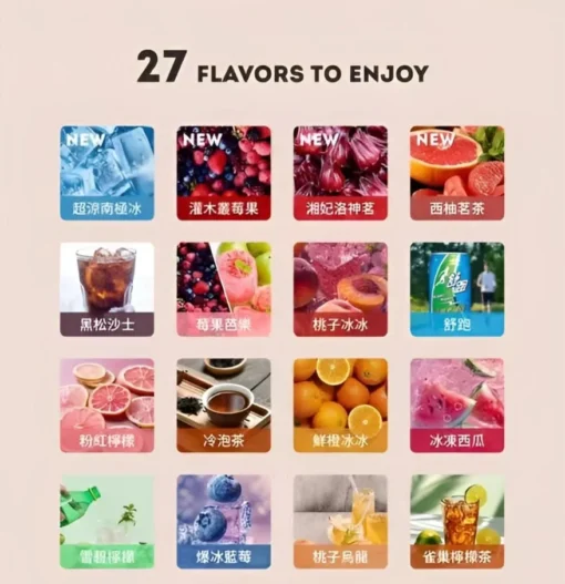 【HUYA BAR 5000 PUFFS 虎牙奶茶杯】12ml煙油容量｜650mAh快充｜2%尼古丁鹽｜奶茶杯造型設計 - 图片 2