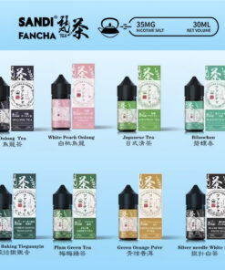 【SANDI梵茶煙油】30ml/35mg茶系丁鹽｜8款茶韻還原｜日本原裝｜台灣現貨