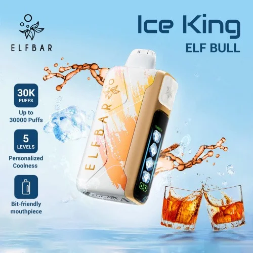 🧊 Ice King 冰王30000口 一次性電子煙|5段冰度可調 × 超長續航 - 图片 7