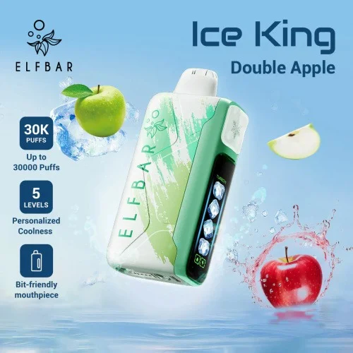 🧊 Ice King 冰王30000口 一次性電子煙|5段冰度可調 × 超長續航 - 图片 6