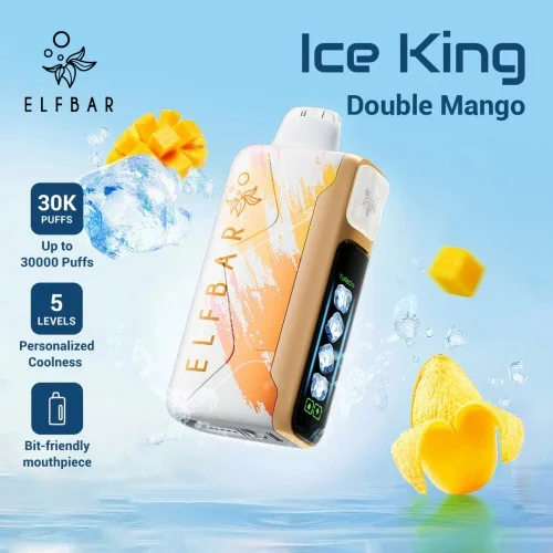 🧊 Ice King 冰王30000口 一次性電子煙|5段冰度可調 × 超長續航 - 图片 4