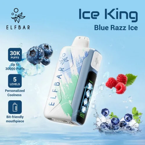 🧊 Ice King 冰王30000口 一次性電子煙|5段冰度可調 × 超長續航 - 图片 5