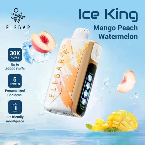 🧊 Ice King 冰王30000口 一次性電子煙|5段冰度可調 × 超長續航 - 图片 3