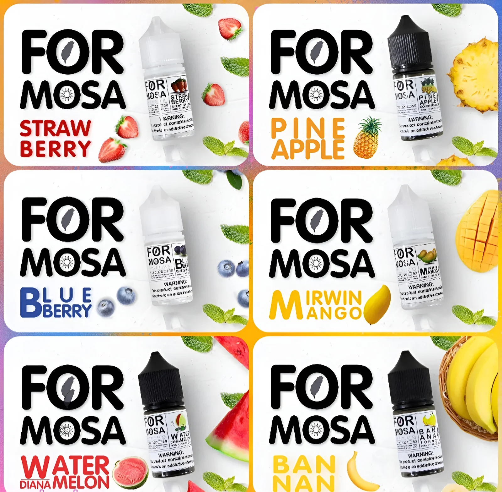 Formosa 福爾摩沙小煙油 30ML|多款水果風味小煙油 - 图片 4