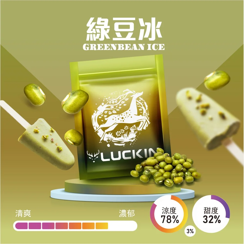 LUCKIN幸運電子菸彈|尼古丁濃度 3%|七彩LED發光霧化彈 - 图片 9