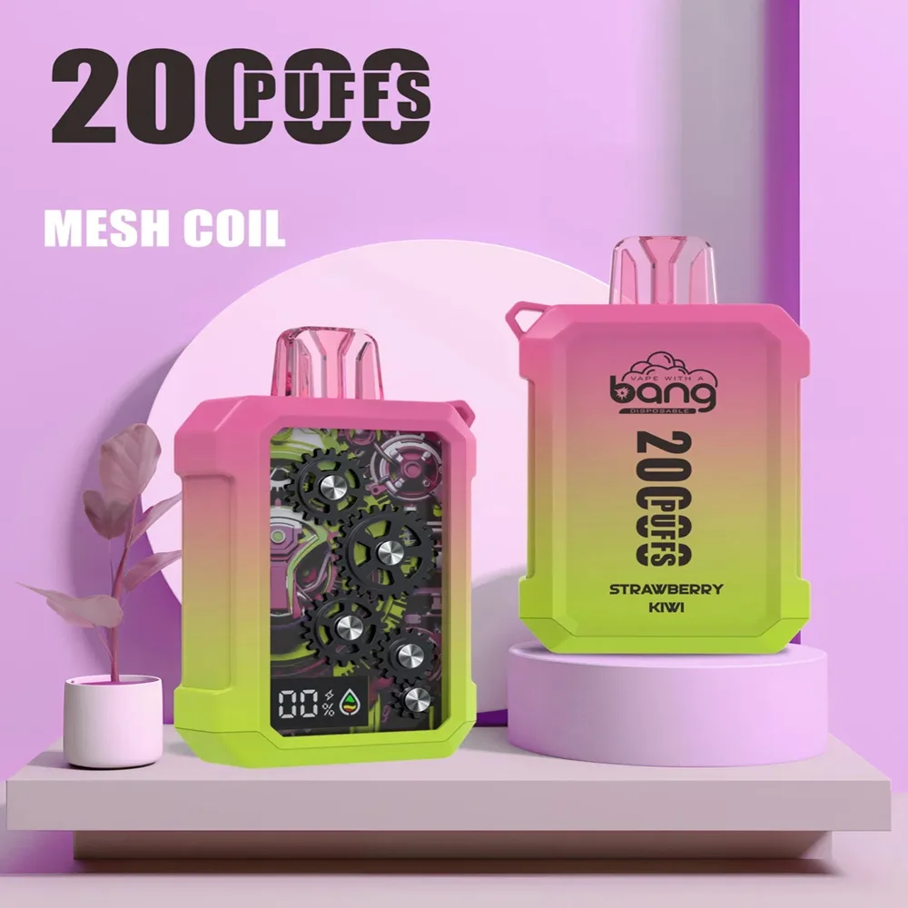 Bang Wheel 20000 Puffs 一次性電子煙|LCD螢幕顯示 × Type-C快充 × 25mL煙油