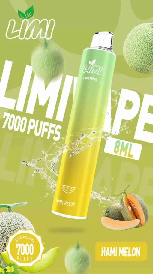 LIMI 7000 PUFFS 一次性拋棄式電子煙 - 可充電設計，台灣現貨，支持711到付 - 图片 6