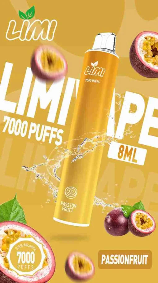 LIMI 7000 PUFFS 一次性拋棄式電子煙 - 可充電設計，台灣現貨，支持711到付 - 图片 3