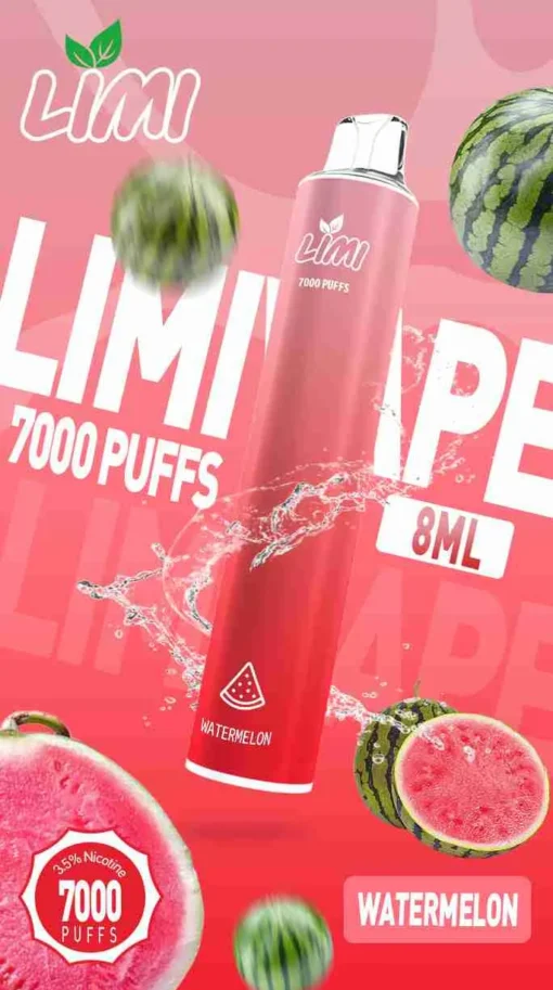 LIMI 7000 PUFFS 一次性拋棄式電子煙 - 可充電設計，台灣現貨，支持711到付 - 图片 13