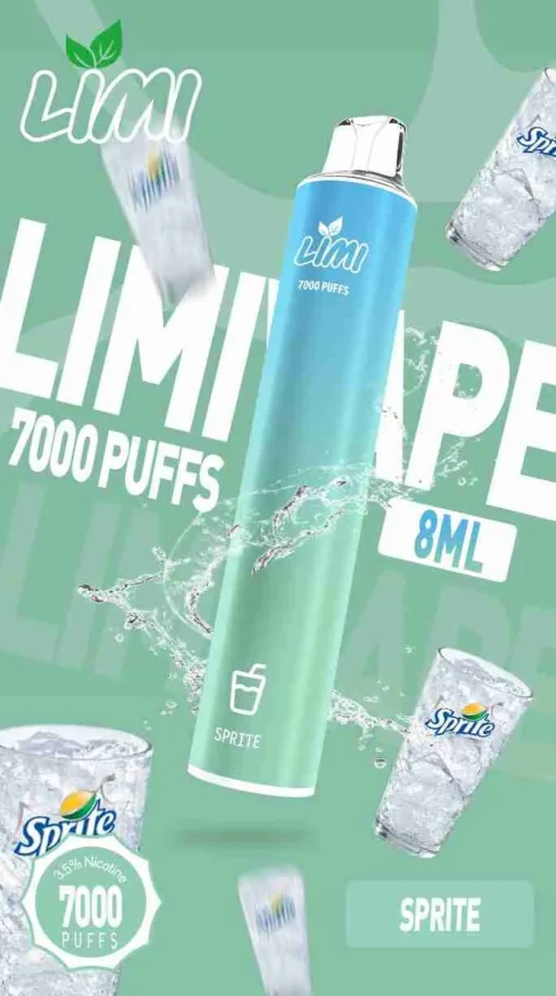 LIMI 7000 PUFFS 一次性拋棄式電子煙 - 可充電設計，台灣現貨，支持711到付 - 图片 14